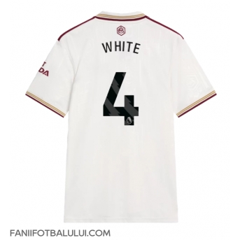 Arsenal Ben White #4 Tricou Fotbal Replică 2025-26 Barbati Treilea